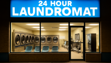 24 hour laundromat
