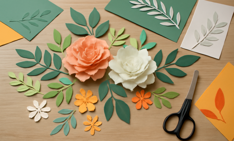 fresh cut paper